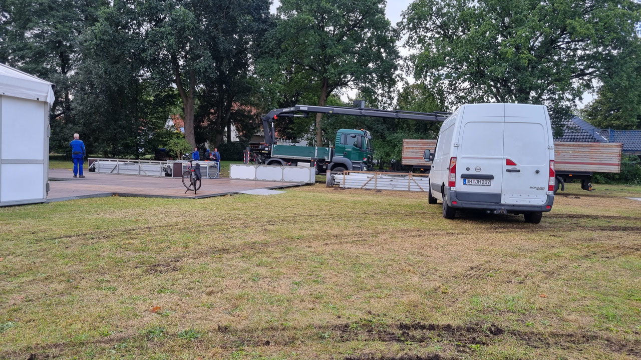 Gewerbezelt auf dem Ottersberger Herbstmarkt 2022